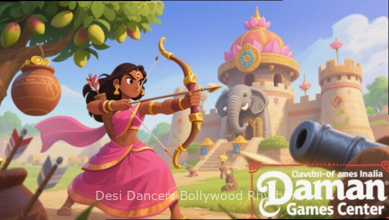 Desi Dancer: Bollywood Rhythm gameplay Desi Dancer: Bollywood Rhythm game screenshot showing dancers performing energetic Bollywood moves on a colorful stage